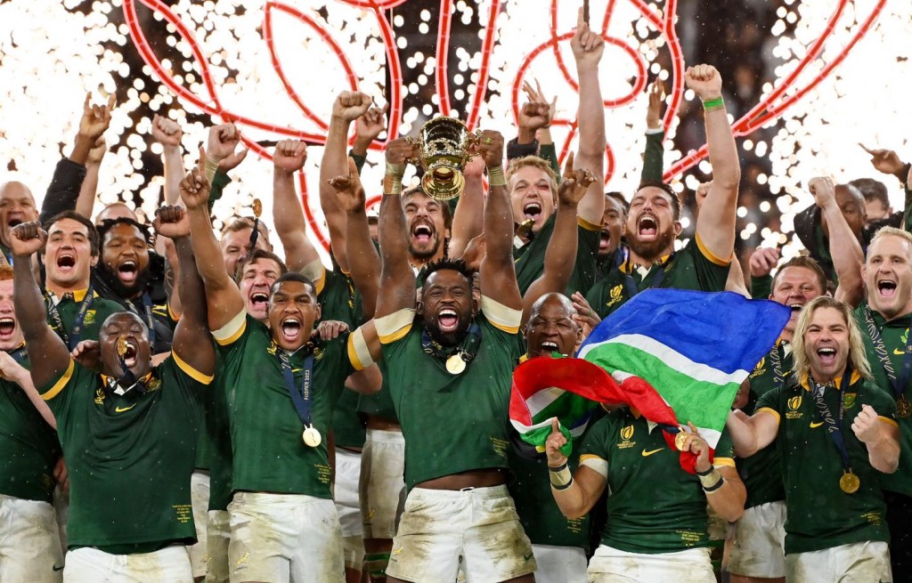 África do Sul é tetracampeã mundial de Rugby ao vencer Nova Zelândia na  grande final – Confederação Brasileira de Rugby