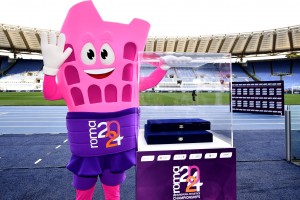 atletismo em Roma 2024 mascote